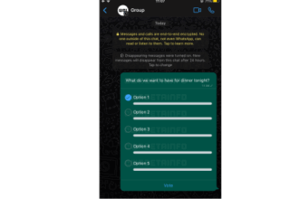 نظرسنجی در واتس اپ